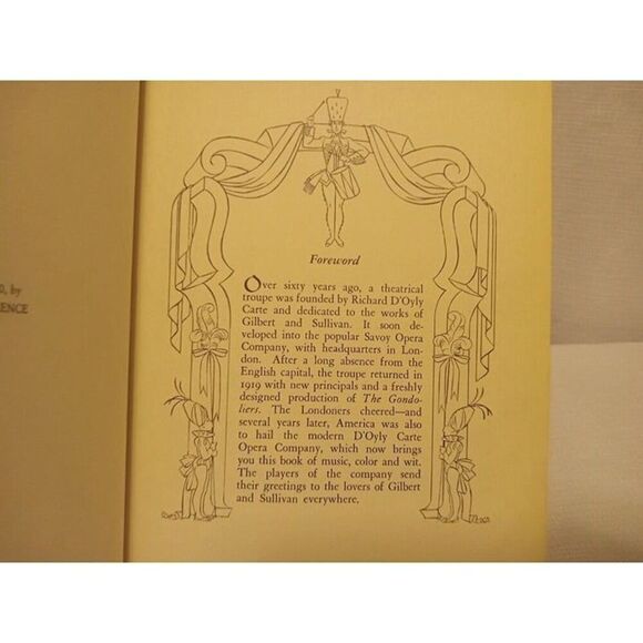 Gilbert & Sullivan’s The Gondoliers Grosset & Dunlap 1940 Robert Lawrence Book - Picture 8 of 11